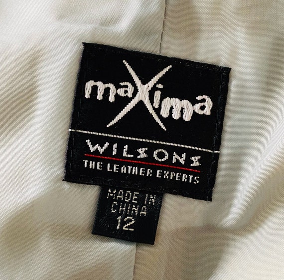 NWOT, MAXIMA metallic leather mini skirt, 12. - image 3