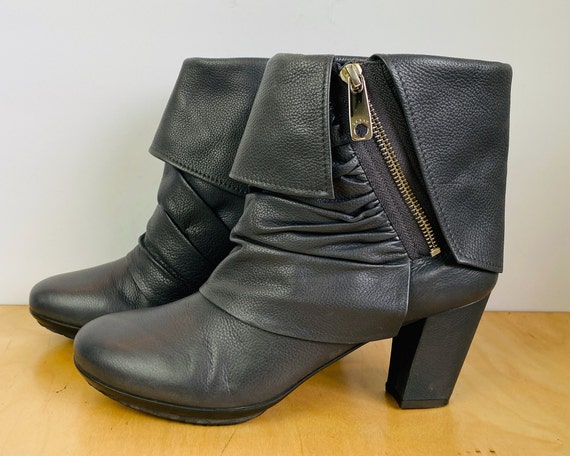 Bally Grey Leather Ankle Boots, 10. - image 5