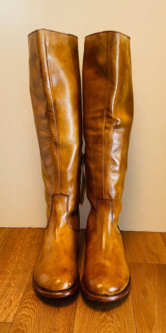 NWOB, Bed/Stu Tess Windsor Tan Glaze Riding Boots 