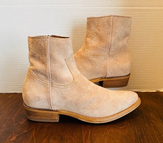 Frye zip up boots hotsell