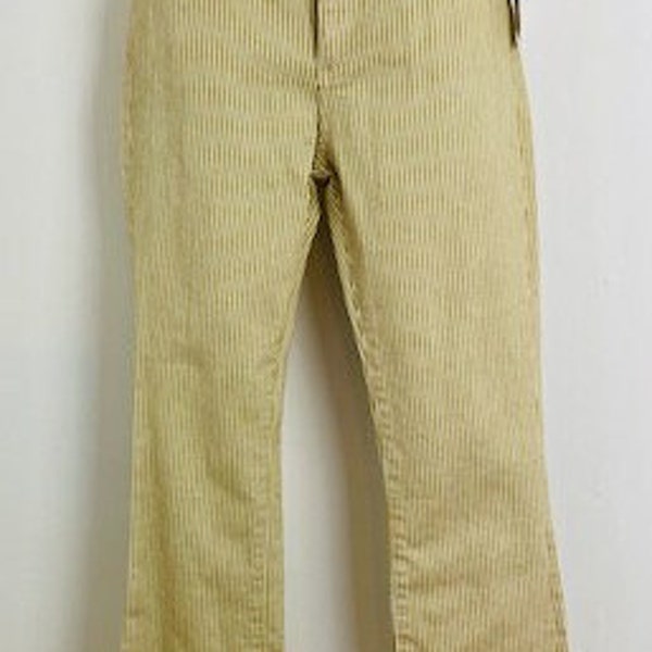 NWT, AG Adriano Goldschmied Yellow Striped Pants, 25.