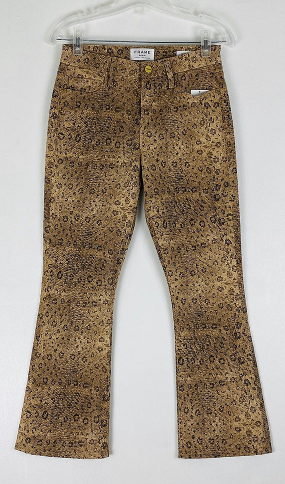 NWT, Frame Denim Women's Animal Printed Jeans, 26.