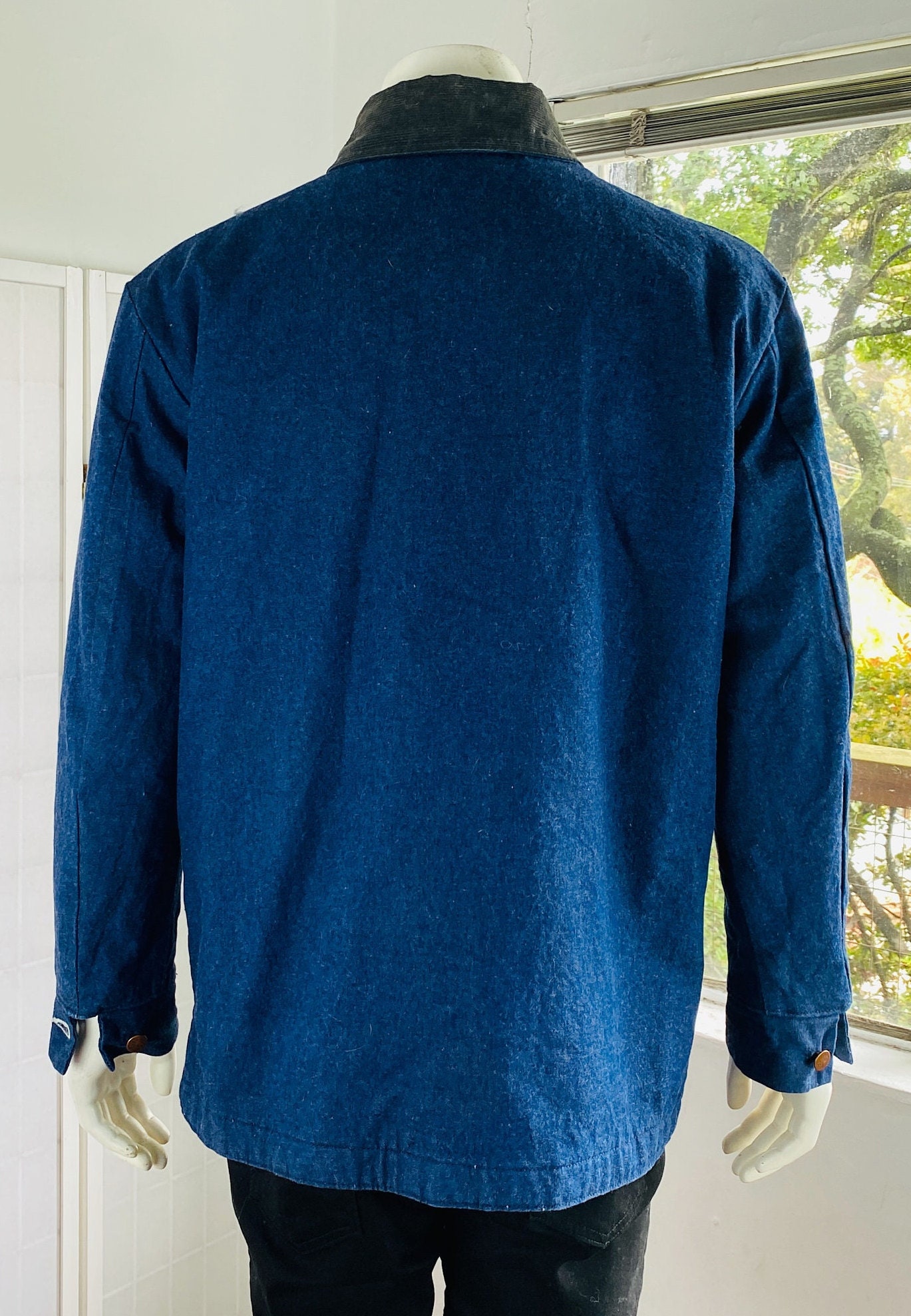 VINTAGE Big Ben Jacket Mens 44 Large Wrangler 1980S Denim