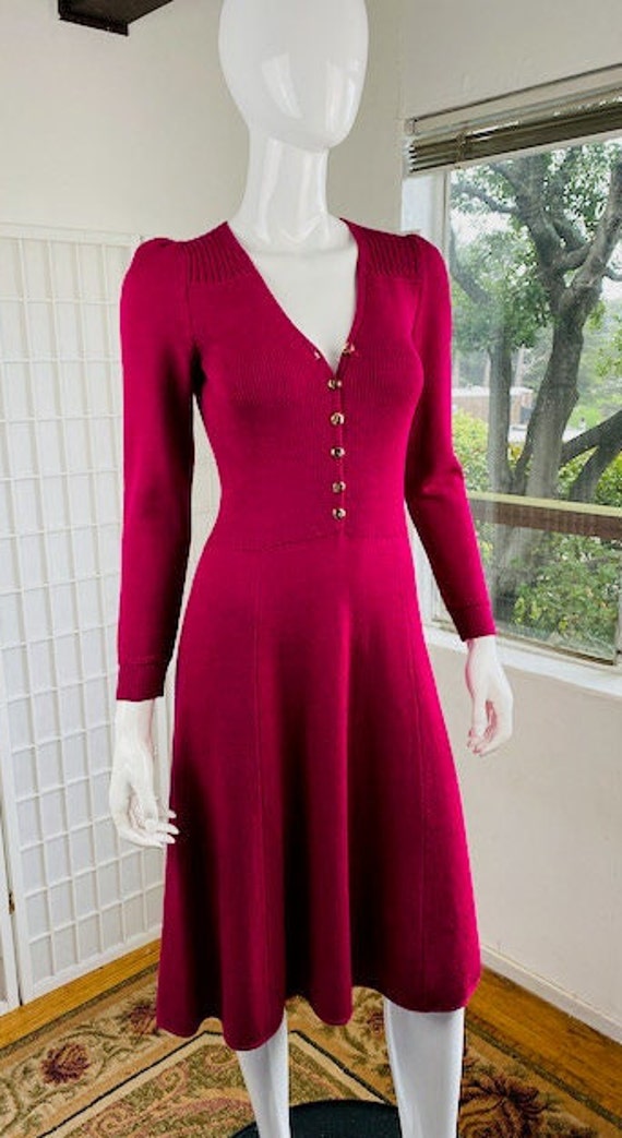 Vintage St. John Rayon Knit Dress 4 / 6 