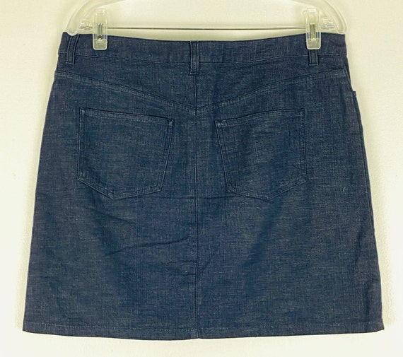 Vintage A.P.C denim mini skirt, 42. - image 2