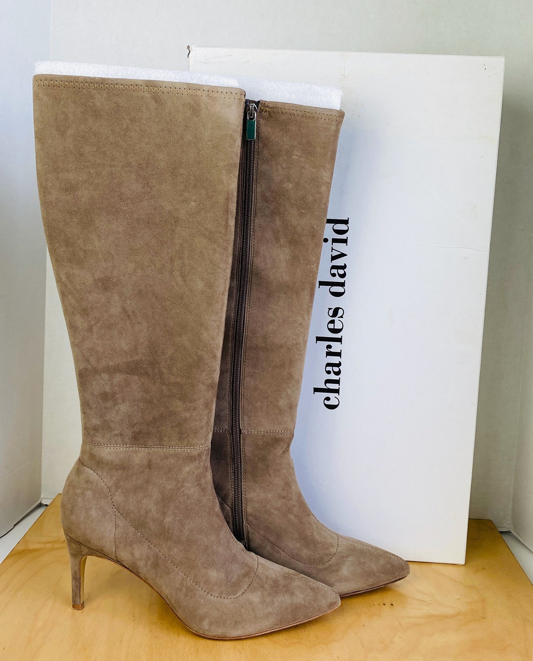 Charles david suede boots 2025