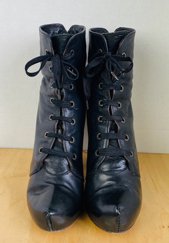 FIORENTINI + BAKER, Black Leather Boots, 10.