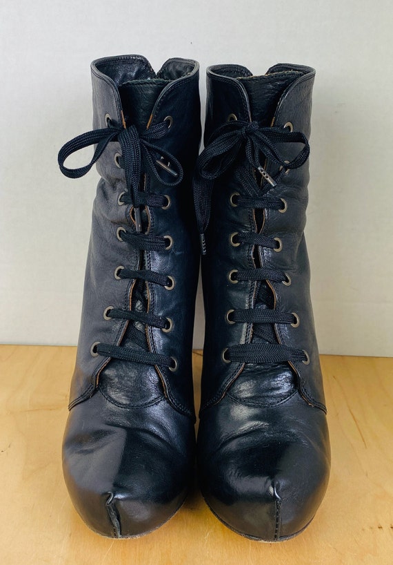 FIORENTINI + BAKER, Black Leather Boots, 10.