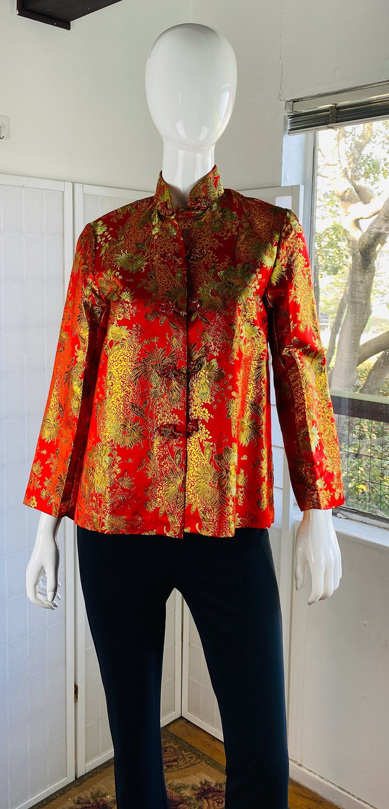 DiLido] Vintage Open Collar Rayon Shirt [1960s-] Vintage