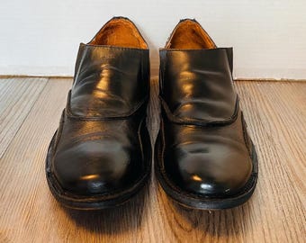 Johnston & Murphy Italy Mens Black Leather Cap Toe Oxfords  display picture 1