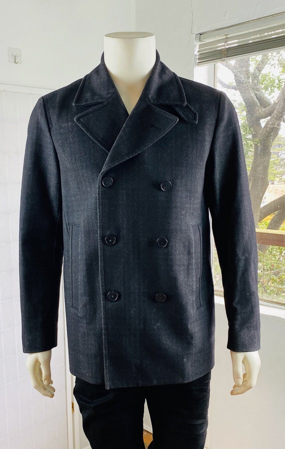 theory plaid peacoat