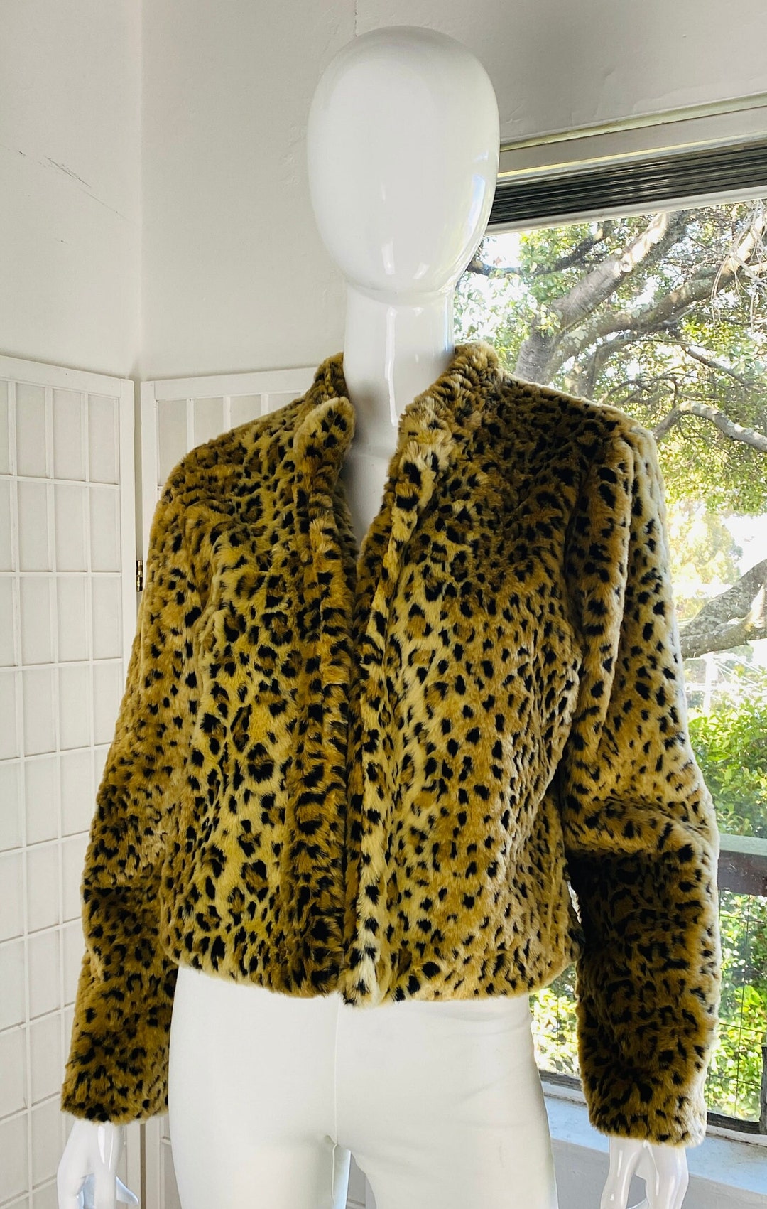 NWT, Nicole Miller Lined Print Jacket, L. - Etsy