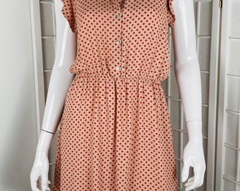 Italy MOTIVI polka dot dress w/ liner, 2/4.