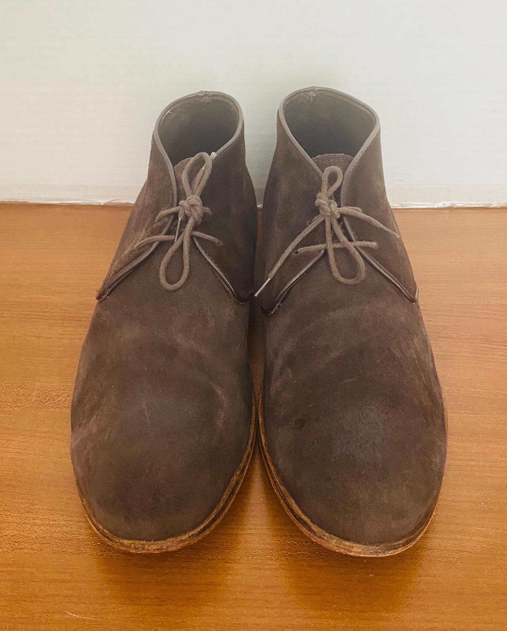 To Boot New York Adam Derrick Mens Brown Suede Side Zip Boots 10.5 Made in Italy Vasquez Dark Brown Calf Suede Men main image 3