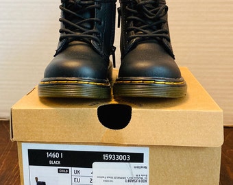 NWB, Dr. Martens Black Boots Child, 5.