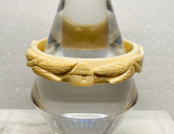 Artisan Hand Carved Bangle.