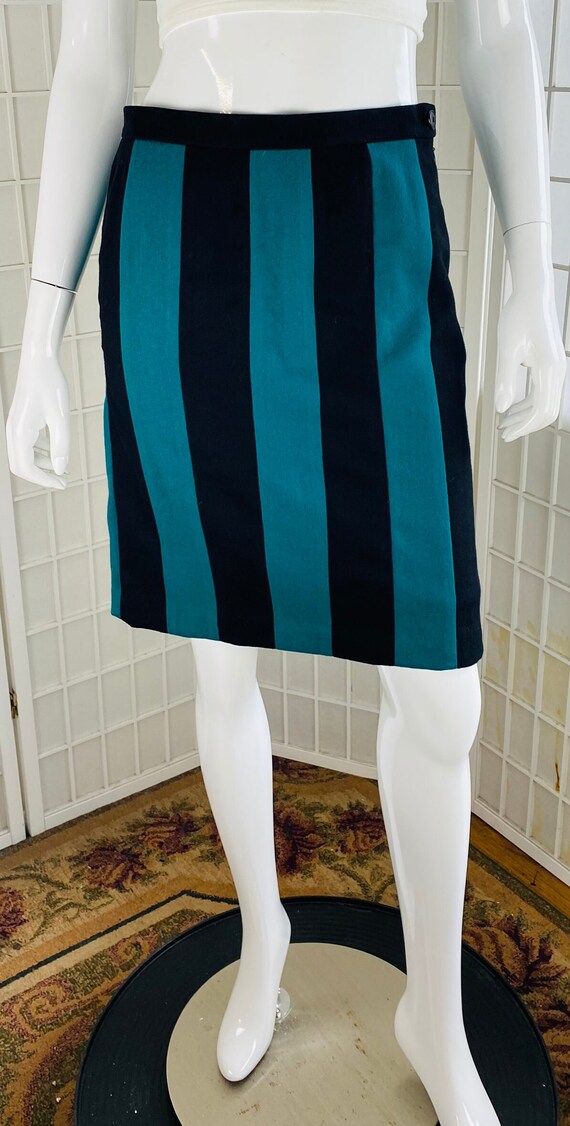 Vintage Jacques Fath Boutique, knit striped lined 