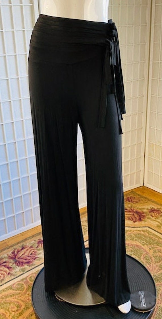 NWT, Bailey Black Banded Waist Jersey Pants, M. 