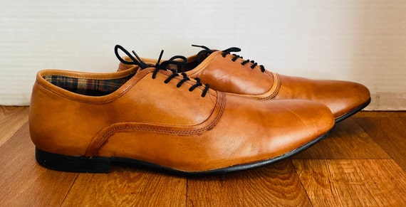 Bed Stu Men's Oxfords Brown Leather Plain Toe Dre… - image 2
