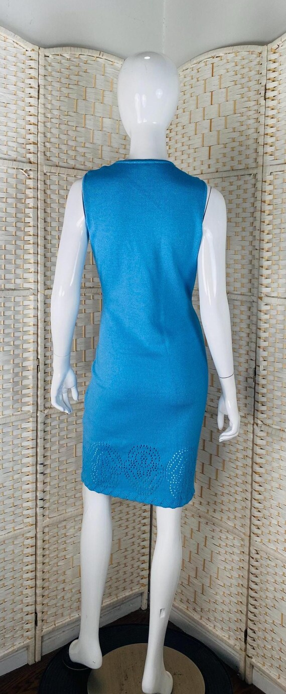 St. John Womens Blue Rayon Knit, 6. View 2