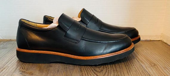 Samuel Hubbard Ivy Legend Mens Black Leather Loafers Shoes  display picture 2