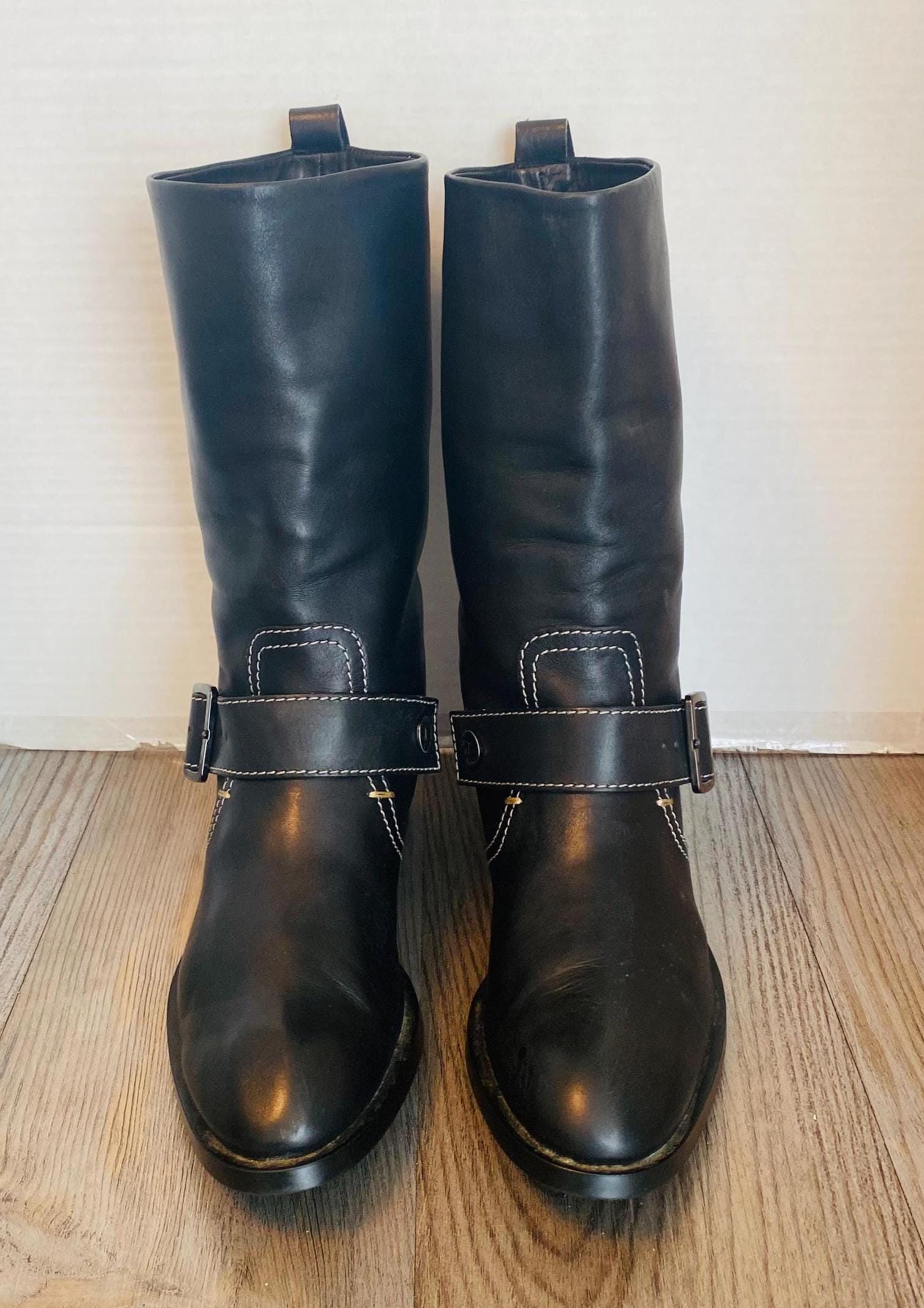Tods Vintage Boots - Etsy