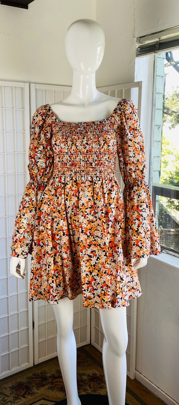 NWT, Sofia Irini Floral Mini Dress, M.