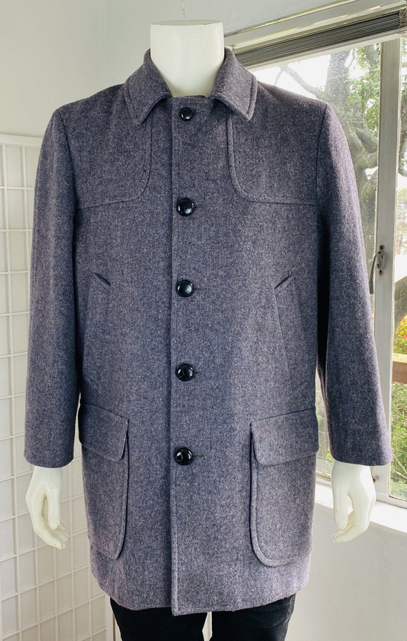 Vintage Pendleton Mens Gray Jacket, 42.