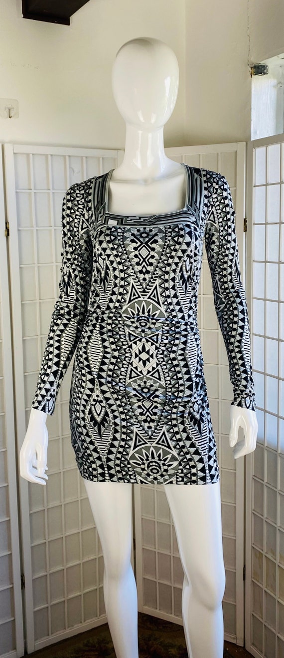 Emilio Pucci Silk Jersey Printed Mini Dress, 8.
