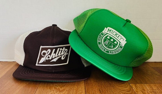 2 Vintage Baseball Style Snap Back Hats. - image 4