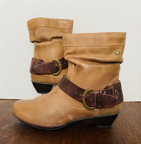 NWOB, Pikolinos Brown Leather Slouchy Ankle Bootie