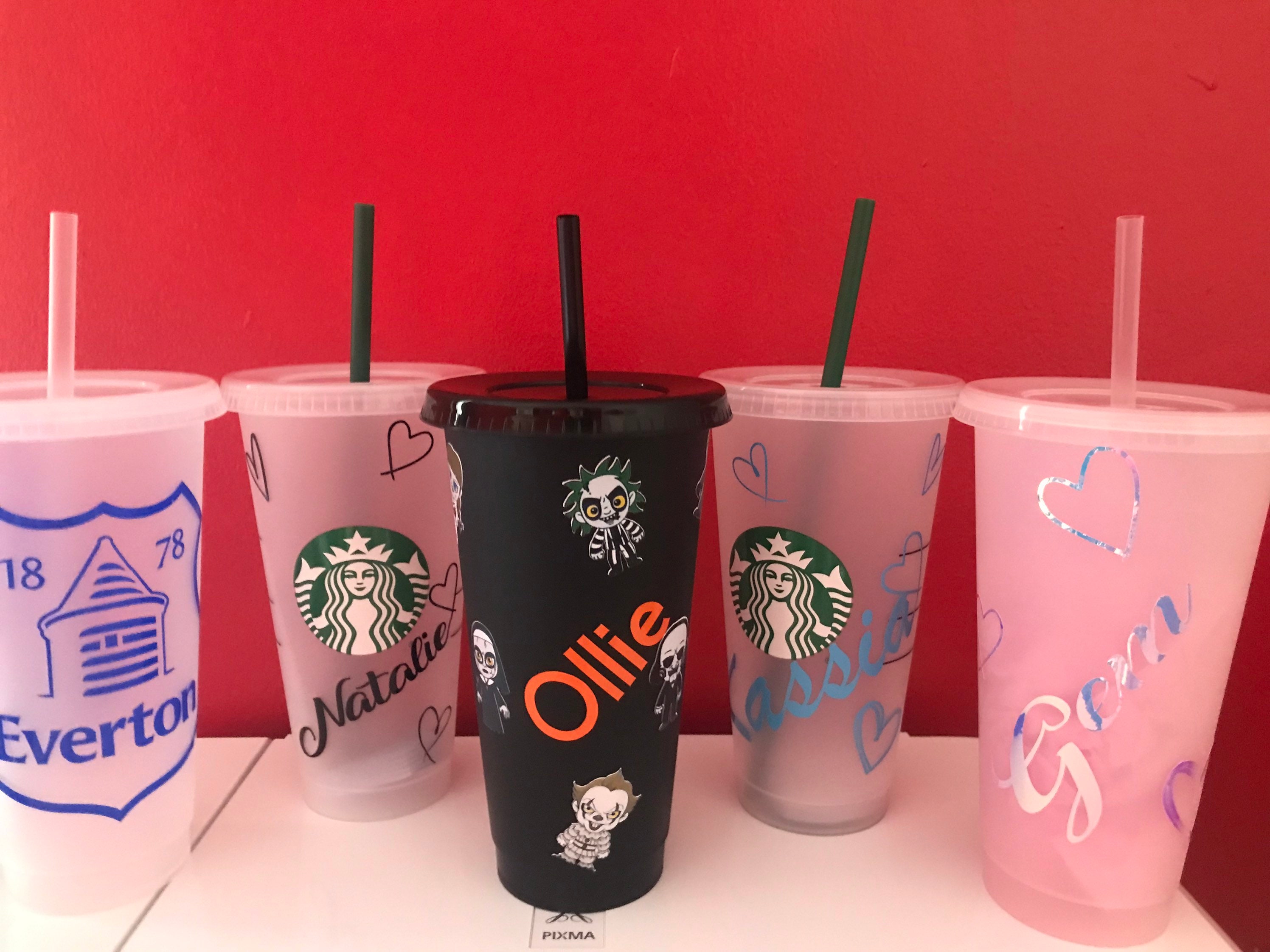 Personalised cold cup Starbucks style cup gifts for her gifts Etsy