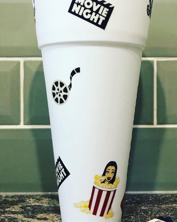Movie Snack Cup/ Tumbler Gamer Snack Box Personalised Cold Etsy