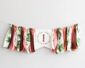 High chair giraffe banner, One high chair banner, Girl wild one decoration, 1st birthday decor, High chair decor, Safari girl birthday