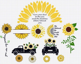 Download Sunflower Svg Etsy