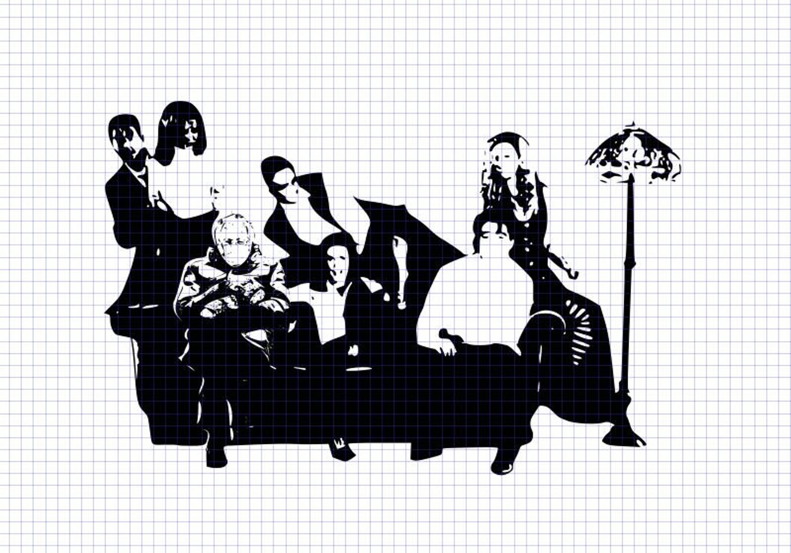 Download Friends TV SVG Custom Cut File plus extras Includes ...