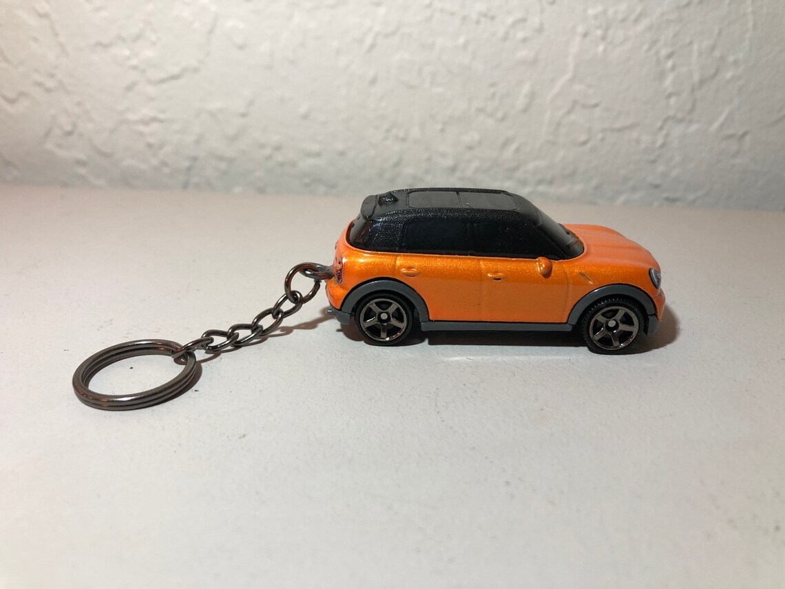 Mini Coop Toy Car Keychain Etsy
