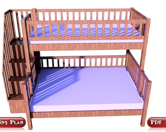 Diy Bunk Bed Plans, Twin Xl Bunk Bed Frame Plans Pdf
