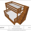 Modern Bunk Beds Plan How to Build / Full Plan PDF / Instruction for ...