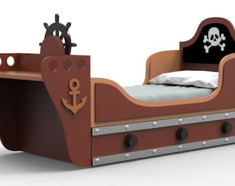 pirate twin bed