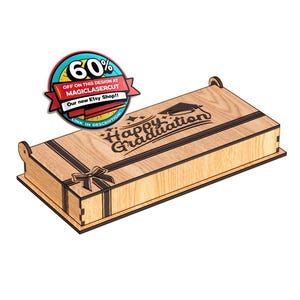 Laser-cut Geschenk Geld Box / Geschenk Geld Box / Geschenk Geld Box / Geschenk Geld Box / Geschenk Geld Box / Geschenk Geld Box / Geschenk-Geld Box / Geschenk-Geldschachtel / Geschenk-Geldschachtel