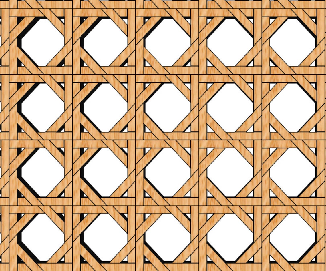 Laser Cutting Rattan Pattern Svg File / Vector File for Laser - Etsy