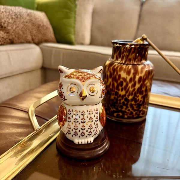 Japanese Imari Porcelain Owl