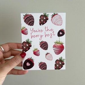 Digital Download Anniversary Card | Love You Berry Much | Anniversary Card | Valentines Card