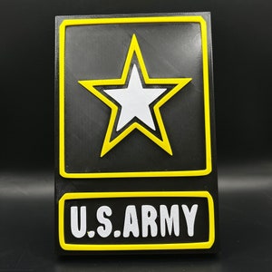 Dekoratives Schild der US-Armee | Geschenk für Männer und Frauen Armee Zeichen | Raumdekor