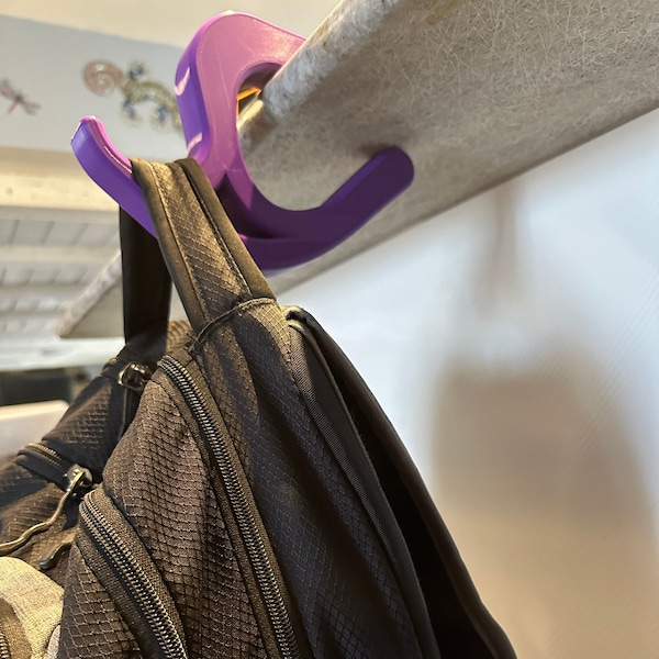 Backpack or Purse Hook - Universal Fit for Most Desks and Tables - For People with Bad Backs or Just for Convenience - Perfect Student Gift