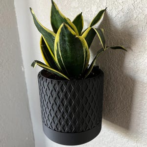 Floating Pot Wall Mount | Planter Shelf for Indoor Plants | Minimalist Plant Display | Handmade Wall Decor