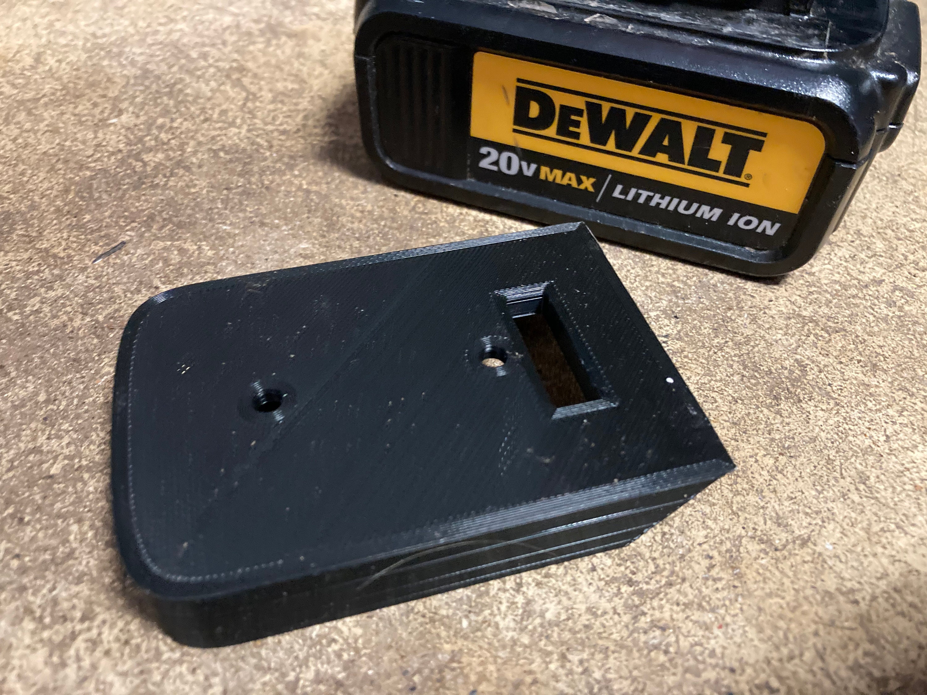 Dewalt BATTERY HOLDER Workbench Organizer 3D Printed Etsy
