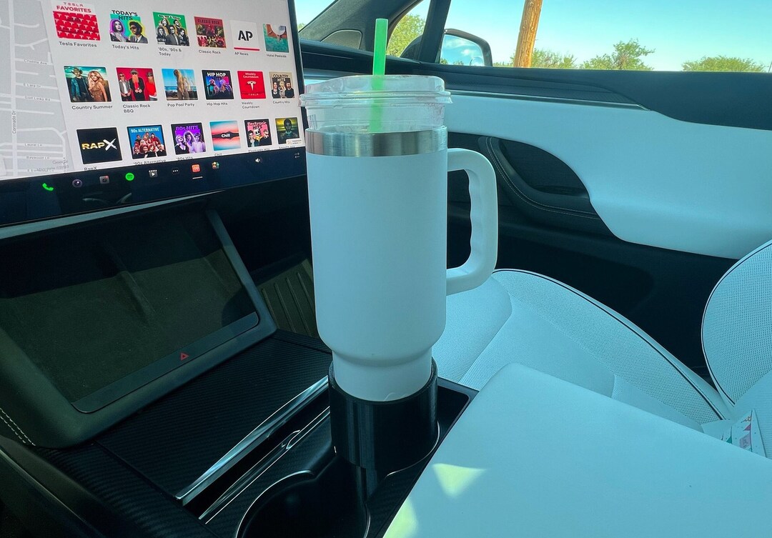 Tesla Stanley Cup Holder Adapter Tesla 32 Oz and 40 Oz Etsy Canada