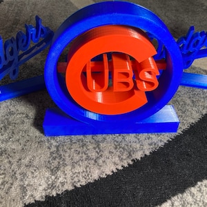 Chicago Cubs Baseball Sign • Chicago The Windy City • Baseball Decor • Baseball Gift • For Baseball Fans • For Chicago Cubs Fans